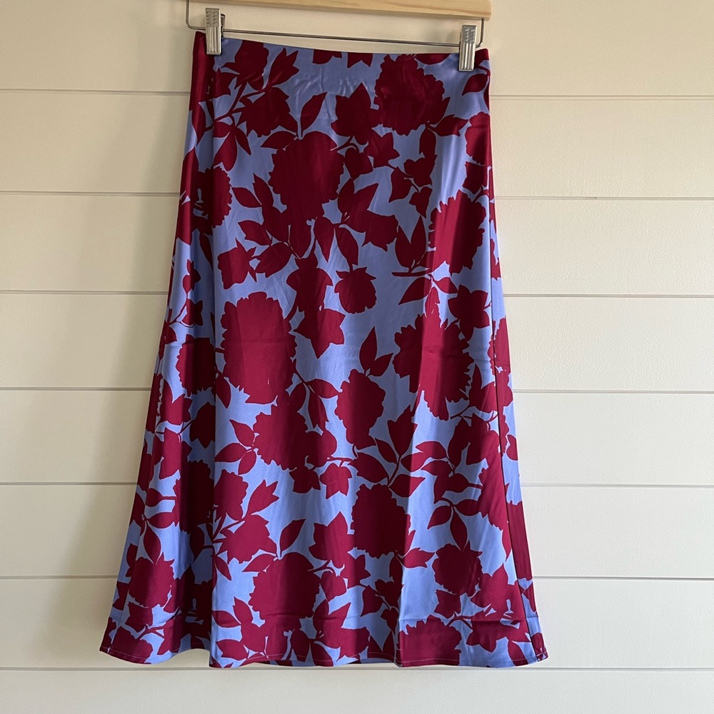 Jcrew Floral A-Line Skirt - xs